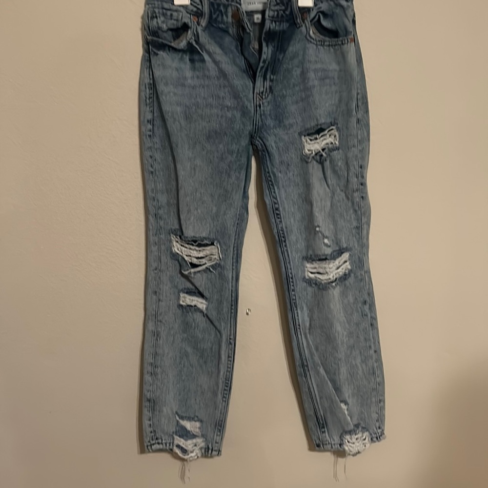 My colored blue jeans